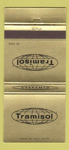 Matchbook Cover - Tramisol Cyanamid Prinecton NJ 30 Strike