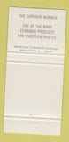 Matchbook Cover - Tramisol Cyanamid Prinecton NJ 30 Strike