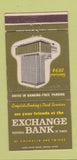 Matchbook Cover - Exchange Bank of Tampa FL WEAR 30 Strike