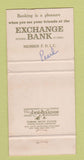Matchbook Cover - Exchange Bank of Tampa FL WEAR 30 Strike