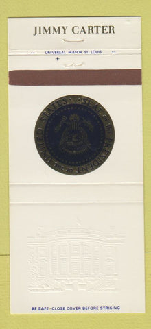 Matchbook Cover - Jimmy Carter President of the United States 30 Strike