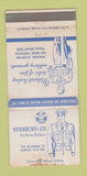 Matchbook Cover - Stanbury Military Uniform Kansas City MO WEAR 30 Strike