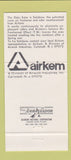 Matchbook Cover - Solidaire Odor Eater Airkem Carlstadt NJ 30 Strike