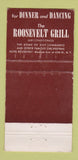 Matchbook Cover - Roosevelt Hotel New York City WEAR 30 Strike