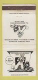 Matchbook Cover - Shearton Russell Dog House New York City WEAR 30 Strike