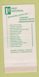 Matchbook Cover - 1st National Bank Scotia NY 30 Strike