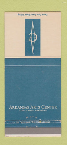 Matchbook Cover - Arkansas Arts Center Little Rock AR 30 Strike