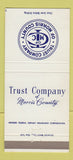 Matchbook Cover - Trust Company Morris County NJ 30 Strike