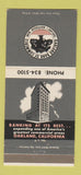 Matchbook Cover - Oakland Bank of Commerce CA 30 Strike