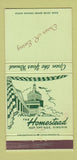 Matchbook Cover - Homestead Hot Springs VA Imprint 30 Strike