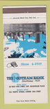 Matchbook Cover - Gotham Bank New York City 30 Strike