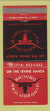 Matchbook Cover - Rancho San Joaquin Newport Beach CA 30 Strike