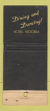 Matchbook Cover - Hotel Victoria New York City WEAR 21 Strike Feature