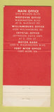 Matchbook Cover - Clarendon Trust Company Arlington VA 30 Strike