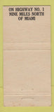 Matchbook Cover - Hofbrau Haus Hallandale FL beer stein 30 Strike