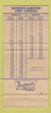 Matchbook Cover - The Inverurie Bermuda 30 Strike