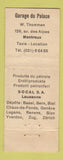 Matchbook Cover - Fina oil gas Switzerland WEAR
