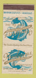 Matchbook Cover - Hudgins Seafood Restaurant West Palm Beach FL 30 Stick