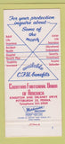Matchbook Cover - Croatian Fraternal Union of America Pittsburgh PA 30 Strike