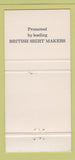Matchbook Cover - Syndicated Fashion Clothes UK England 30 Strike