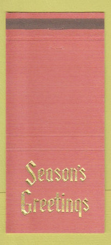 Matchbook Cover - Palestine Savings Loan TX Christmas 30 Strike