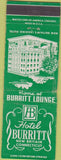 Matchbook Cover - Hotel Burritt New Britain CT