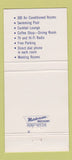 Matchbook Cover - Franklin Motor Inn Philadelphia PA 30 Strike
