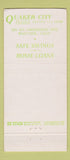 Matchbook Cover - Quaker City Savings Loan Whittier CA 30 Stick