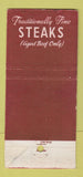 Matchbook Cover - Russell's Steak House Detroit MI 30 Stick