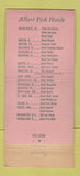 Matchbook Cover - Glass Hat Congress Hotel Chicago IL WORN 30 Stick