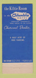 Matchbook Cover - Kiltie Room Columbia Hotel Wenatchee WA 30 Stick
