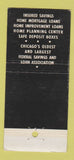 Matchbook Cover - First Federal Savings Chicago IL 30 Stick