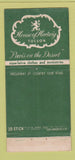 Matchbook Cover - House of Hartwig Tucson AZ clothes 30 Stick