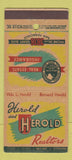 Matchbook Cover - Herold and Herold Real Estate San Francisco CA 30 Stick