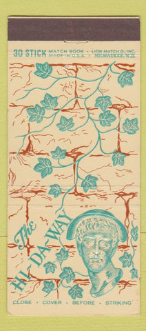 Matchbook Cover - Hi Da Way Restaurant Beaver Dam WI 30 Stick