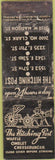 Matchbook Cover - Hitching Post Cheesburgers Chicago? IL feature WORN