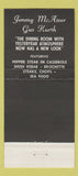 Matchbook Cover - McAteer's Restaurant St Louis MO 30 Stick