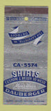 Matchbook Cover - Dauberger Men's Clothes Detroit MI WEAR 30 Stick