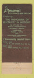 Matchbook Cover - Dynamic Electronics New York City 30 Stick