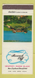 Matchbook Cover - Shamrock Cliff Newport RI 30 Strike