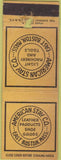 Matchbook Cover - American Leather Products Shoes East Boston MA WEAR