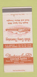 Matchbook Cover - Henderson County Livestock Auction Athens TX 30 Strike
