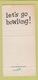 Matchbook Cover - White Lake Bowling Lanes Whitehall MI 30 Strike