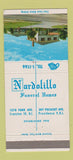 Matchbook Cover - Nardolillo Funeral Home Providence Cranston RI 30 Strike
