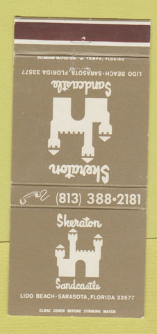 Matchbook Cover - Sheraton Sandcastle Sarasota FL 30 Strike