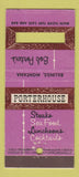 Matchbook Cover - Bob Peter's Restaurant Billings MT 21 Strike Feature