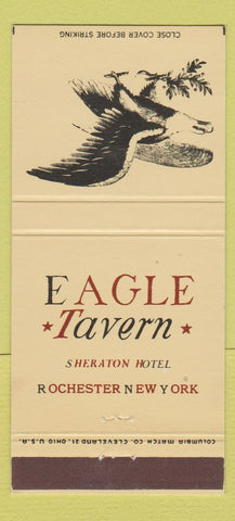 Matchbook Cover - Eagle Tavern Rochester NY Sheraton 30 Strike