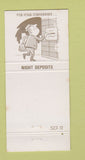 Matchbook Cover - Ashley State Bank IL 30 Strike