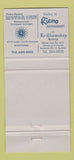 Matchbook Cover - Stratos Restaurant Montreal QC 30 Strike