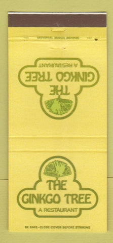 Matchbook Cover - Ginkgo Tree Restaurant 30 Strike